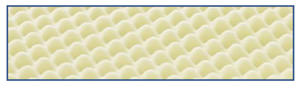 2.5cm dimple foam 